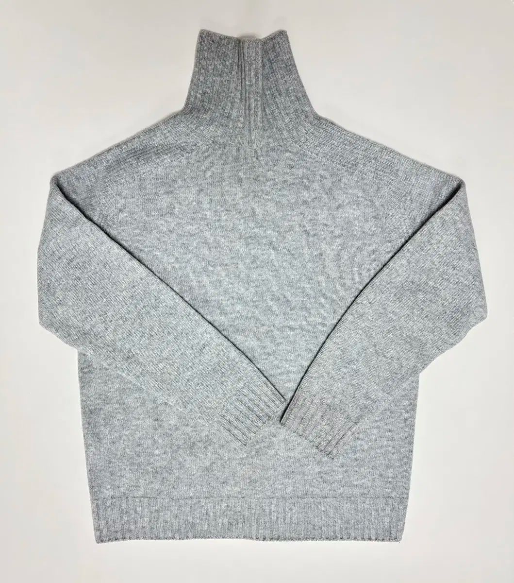 ホールガーメント ウール カシミア タートルネック ニット