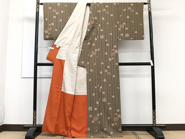 平和屋着物□小紋 舞花文 洗える着物 CAAZ0773xi - メルカリ