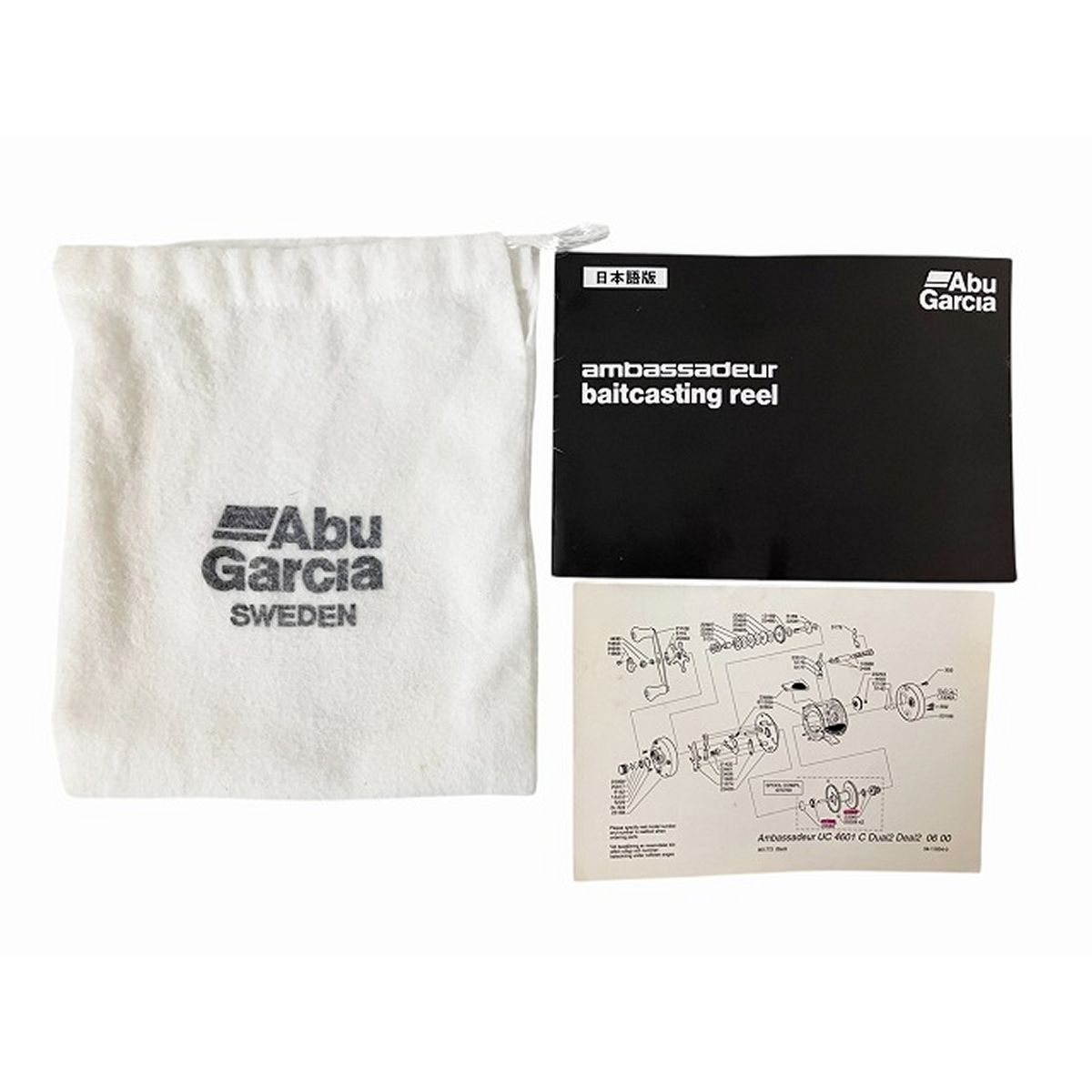 Abu Garcia 4601C DUAL2 DUAL2 Ambassador 左 ベイトリール 釣具 アブガルシア アンバサダー O10394143