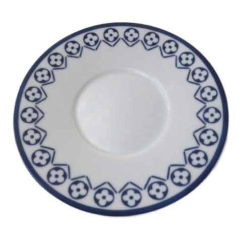 ルイヴィトン LOUIS VUITTON Set Of 2 Teacups And Saucers カップ&ソーサー 2客セット モノグラム ホワイト ネイビー