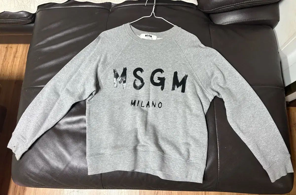 MSGM ミラノ スウェット Tシャツ グレー S 44-55 送料込み