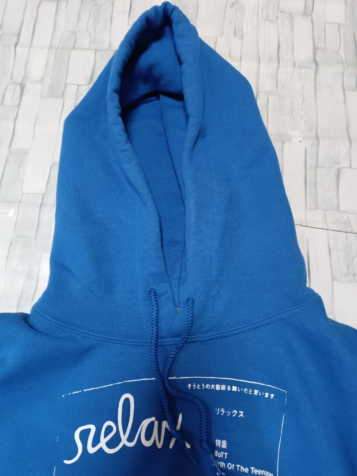 bott×relax magazine ボットコラボパーカーPARCOブルーサイズМ - メルカリ