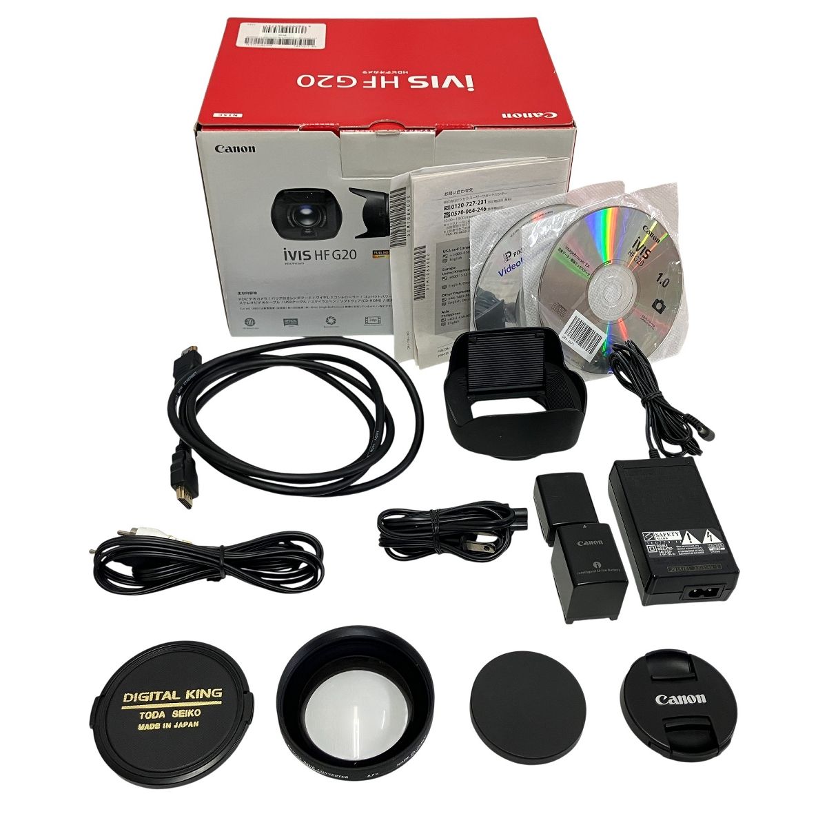 CANON HDビデオカメラ iVIS HF G 20 2014年製 キヤノン