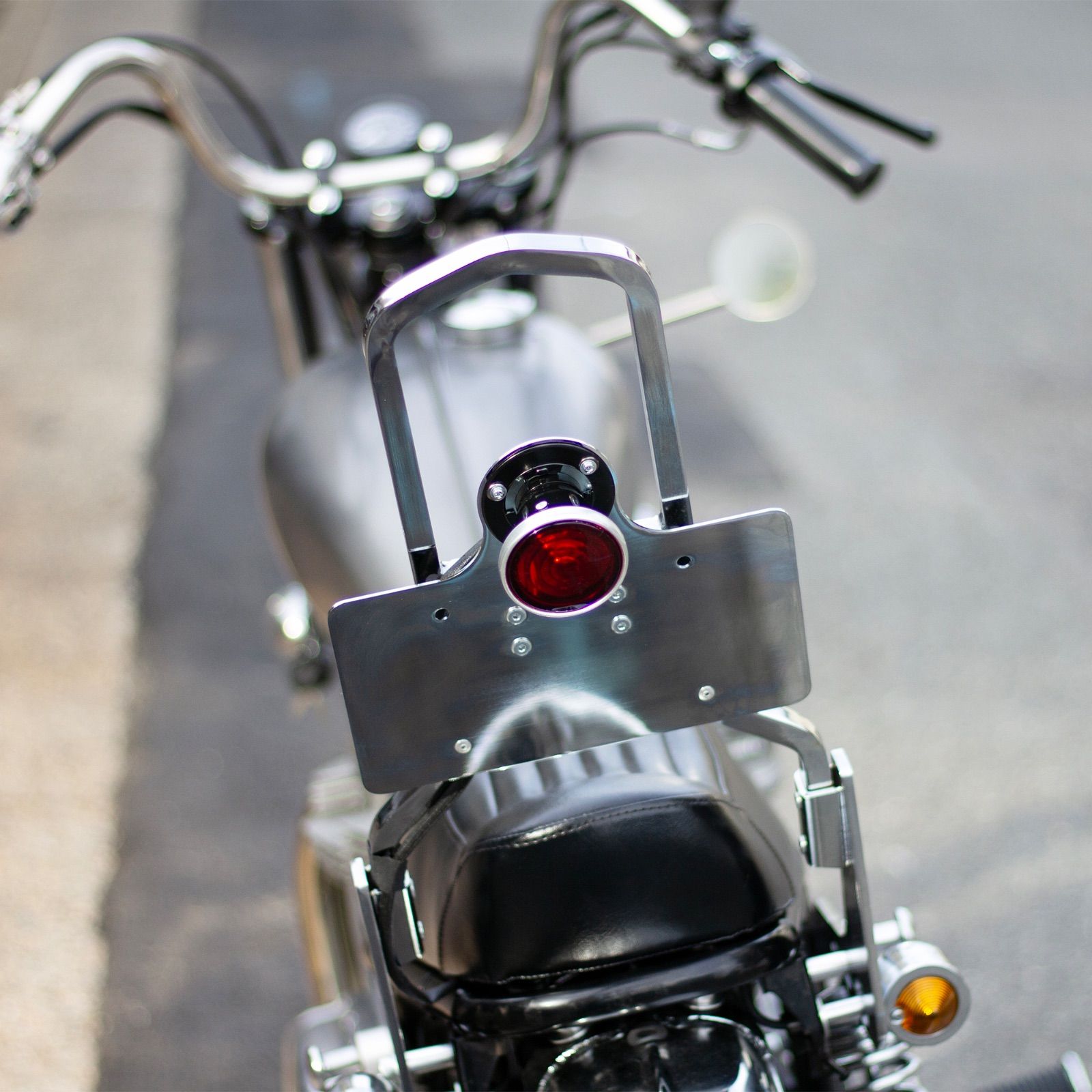 シーシーバー用 テールランプ ナンバーブラケット Type1 MOTOR ROCK MR-LIT048A BRIGHTFACE_UK