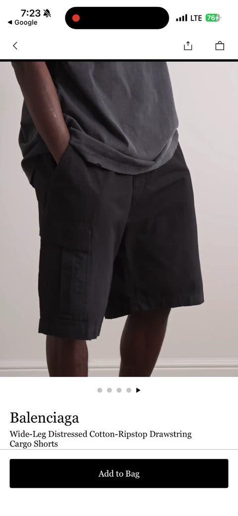 バレンシアガ カーゴ ショーツ L - メルカリ