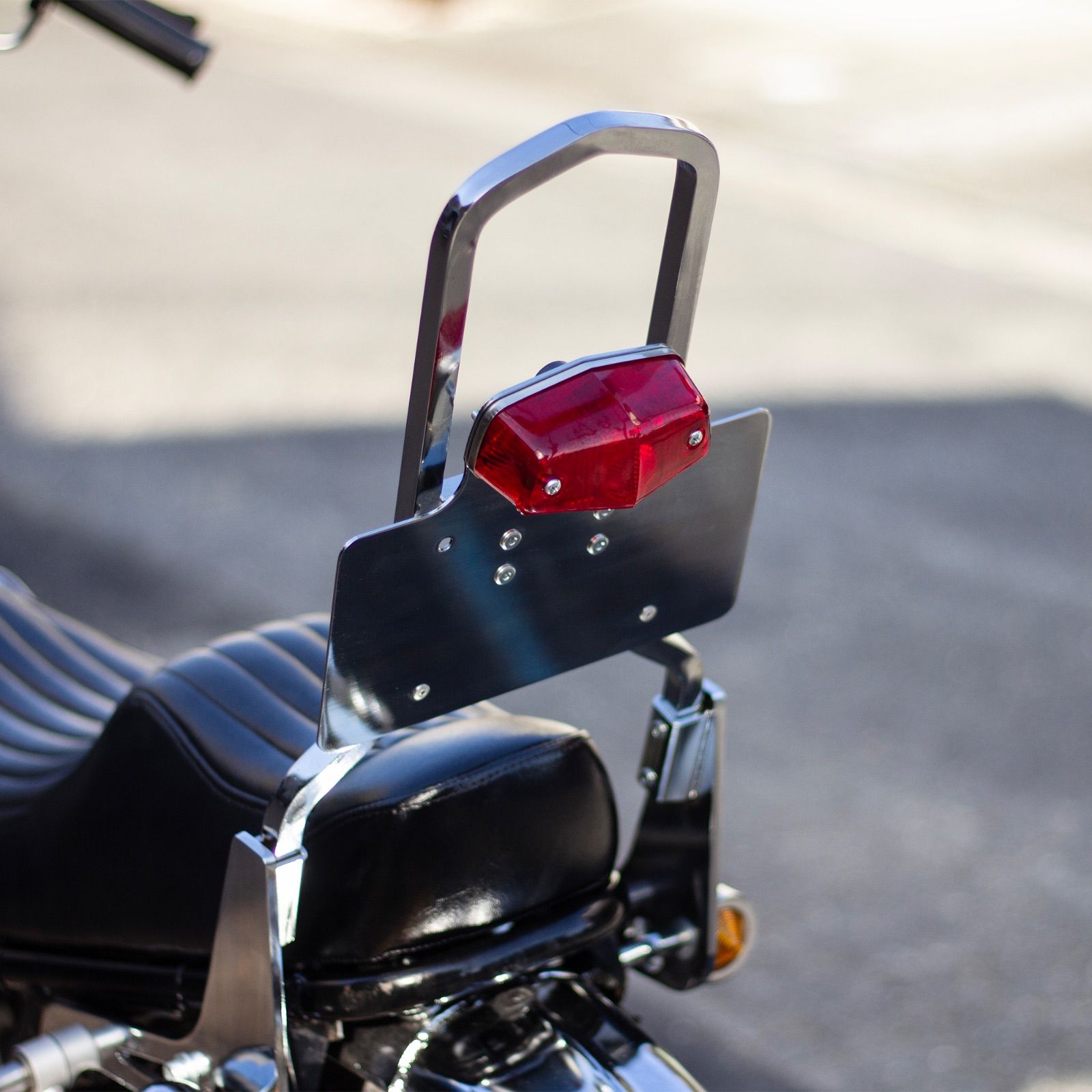 シーシーバー用 テールランプ ナンバーブラケット Type2 MOTOR ROCK MR-LIT048B BRIGHTFACE_UK