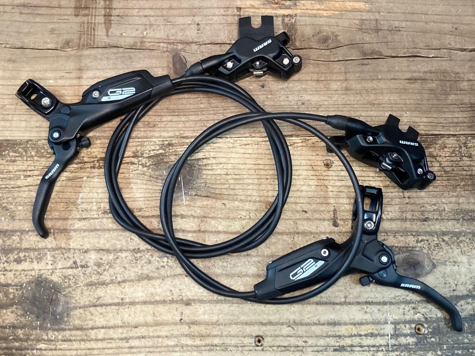 JJ451 スラム SRAM G2 油圧ディスク ブレーキ レバー キャリパー セット