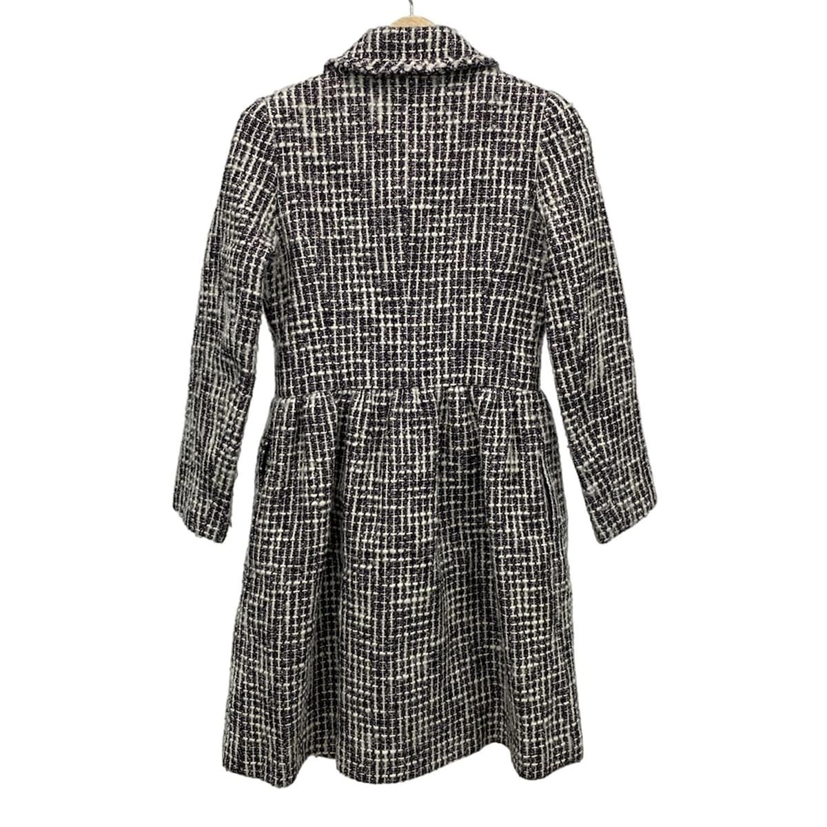 Rene(ルネ) コート サイズ34 S レディース美品 - 黒×白×ライトパープル