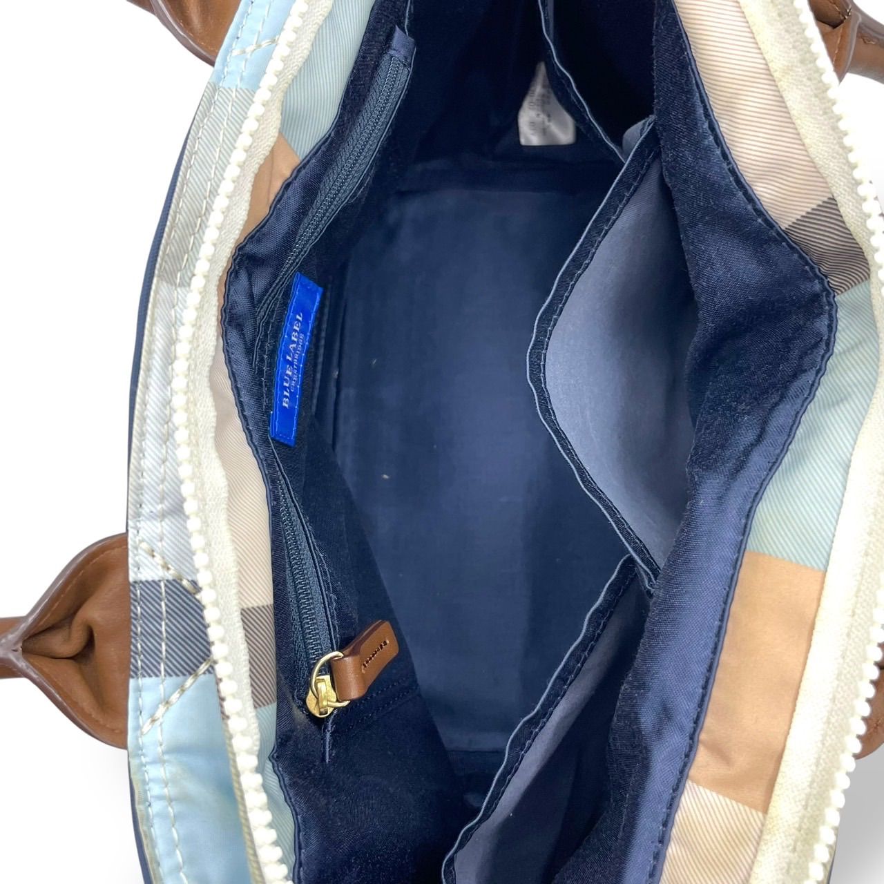 トートバッグ パーシャルクラストブリッジチェック