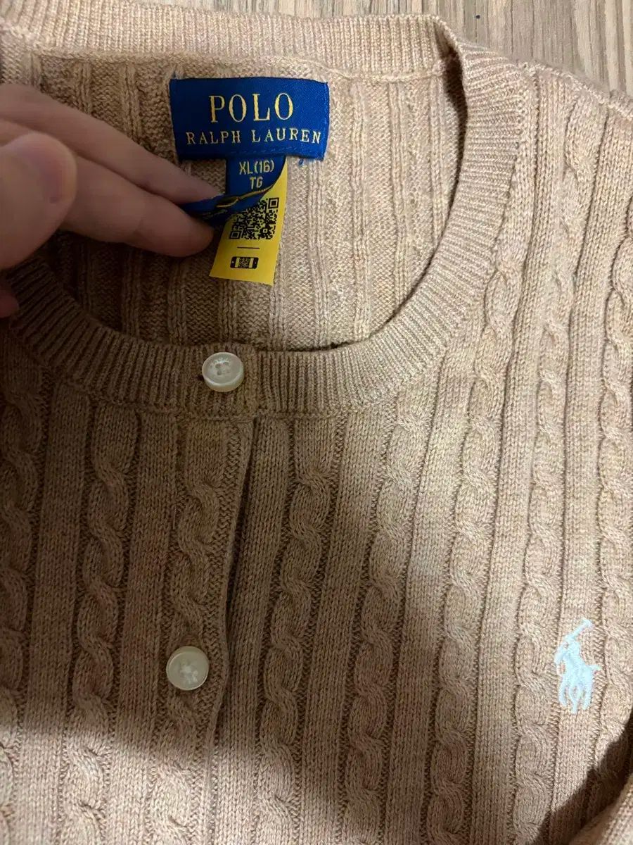 送料無料）ポロ ラルフローレン ケーブルニット カーディガン ガールズ