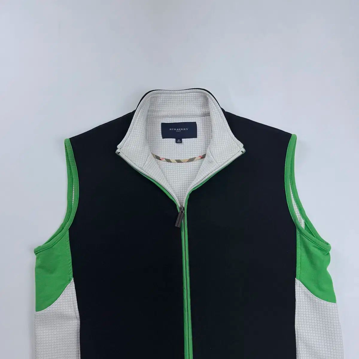 バーバリーゴルフ 防風ジップアップベスト 正規品 防風ベスト
