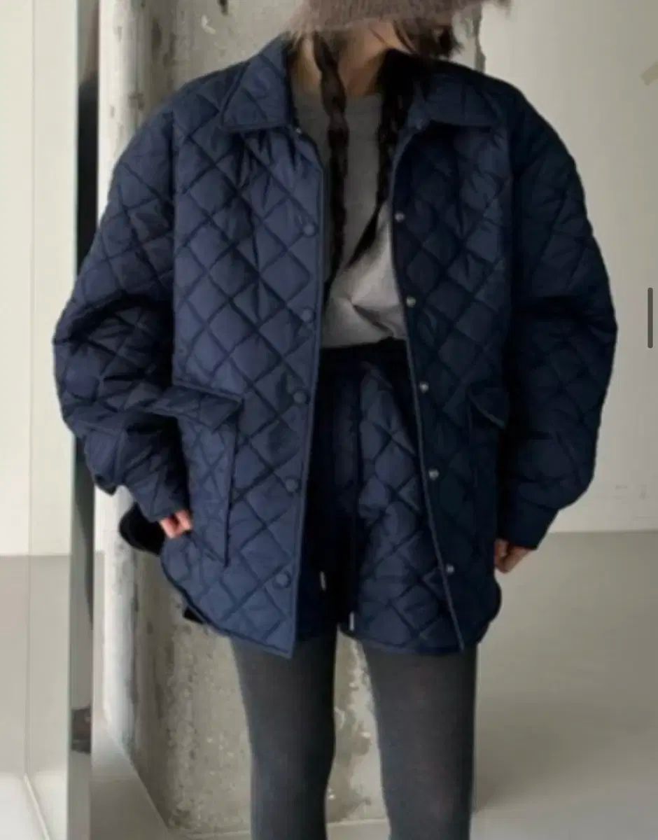 ストーム オーバーサイズ キルティング アウター 裏地フリース