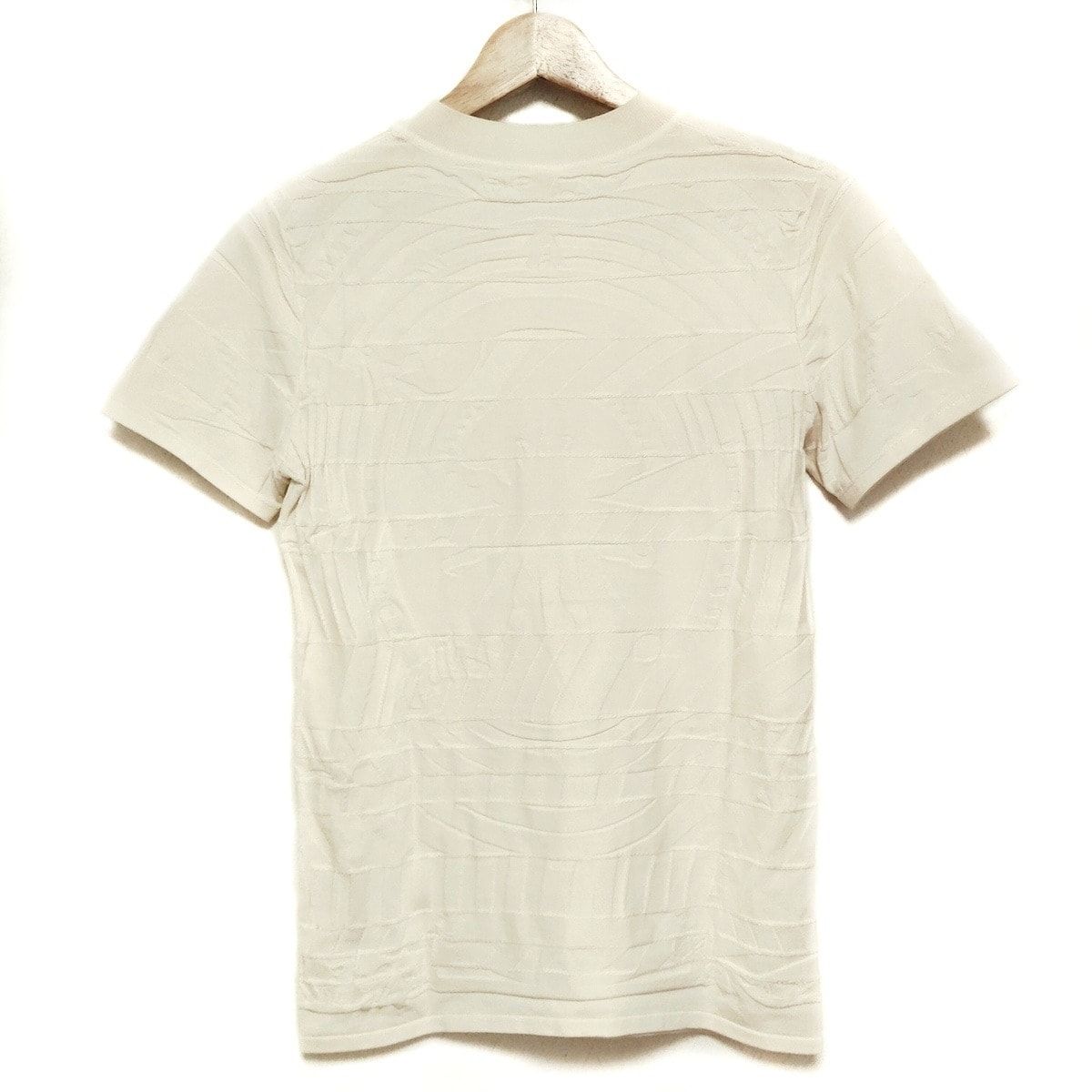 HERMES エルメス 半袖カットソー サイズ40 M レディース - アイボリー クルーネック シルク混