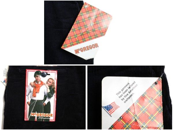 お得なクーポン配布中!】 デッドストック 80s USA製 マクレガー 太畝  