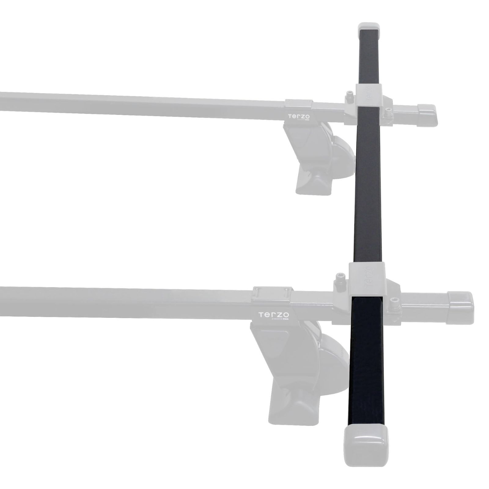 人気商品 Terzo テルッツォ by PIAA ベースキャリア バー 1本入 スクエアバータイプ ブラック 165cm エンドキャップ EA81 は別売 TP3