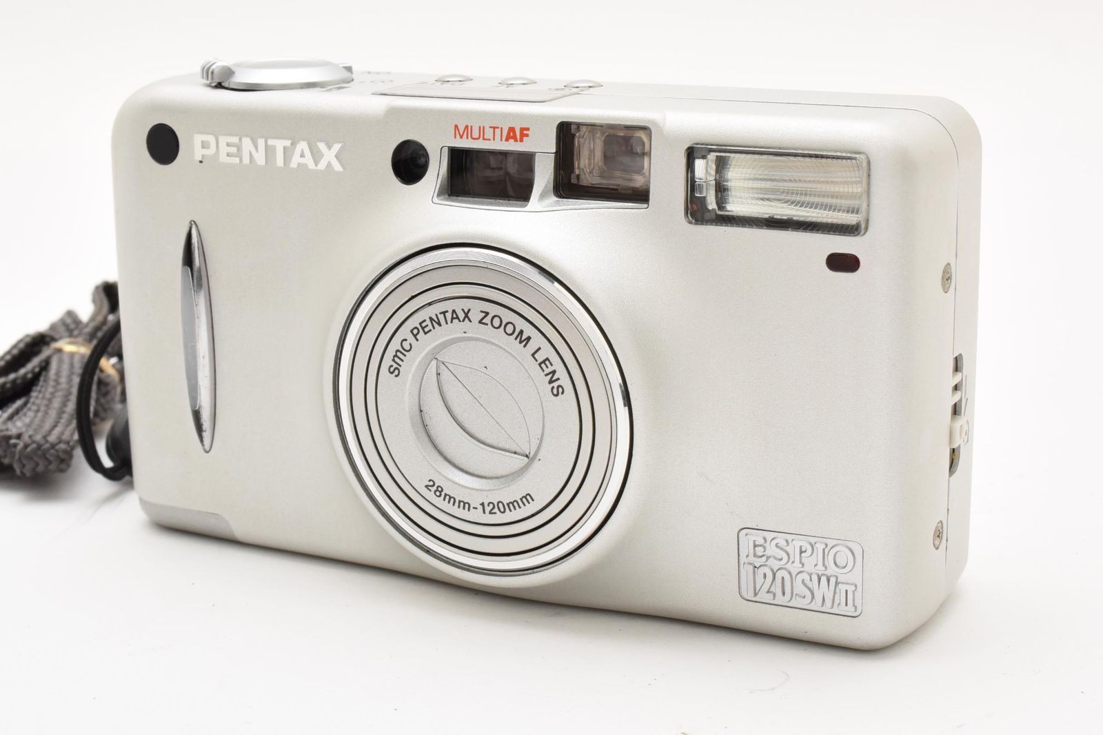 実写済 ペンタックス PENTAX ESPIO 120 SW II シルバー コンパクトフィルムカメラ