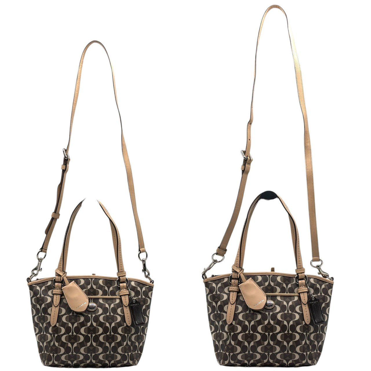 上品シグネチャーで魅せる】 COACH コーチ ショルダーバッグ 2WAY