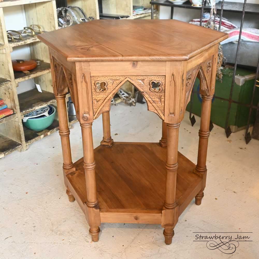 英国アンティーク カフェテーブル