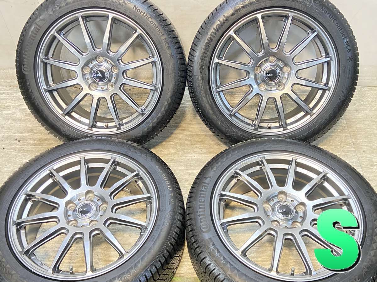 215 50 R 17 コンチネンタル NC 6 LCZ x 7 0 55 114 3 5穴 タイヤ スタッドレスタイヤ ホイールセット 4本セット w