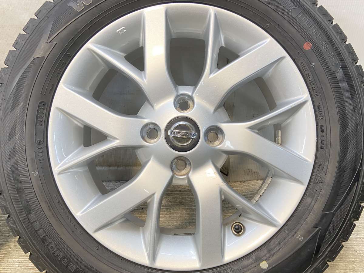  185 65 R 15 ダンロップ ウィンターマックス WM 02 日産 x 5 40 100 4穴 タイヤ スタッドレスタイヤ ホイールセット 4本セット w タイヤ ホイールセット タイヤ ホイール