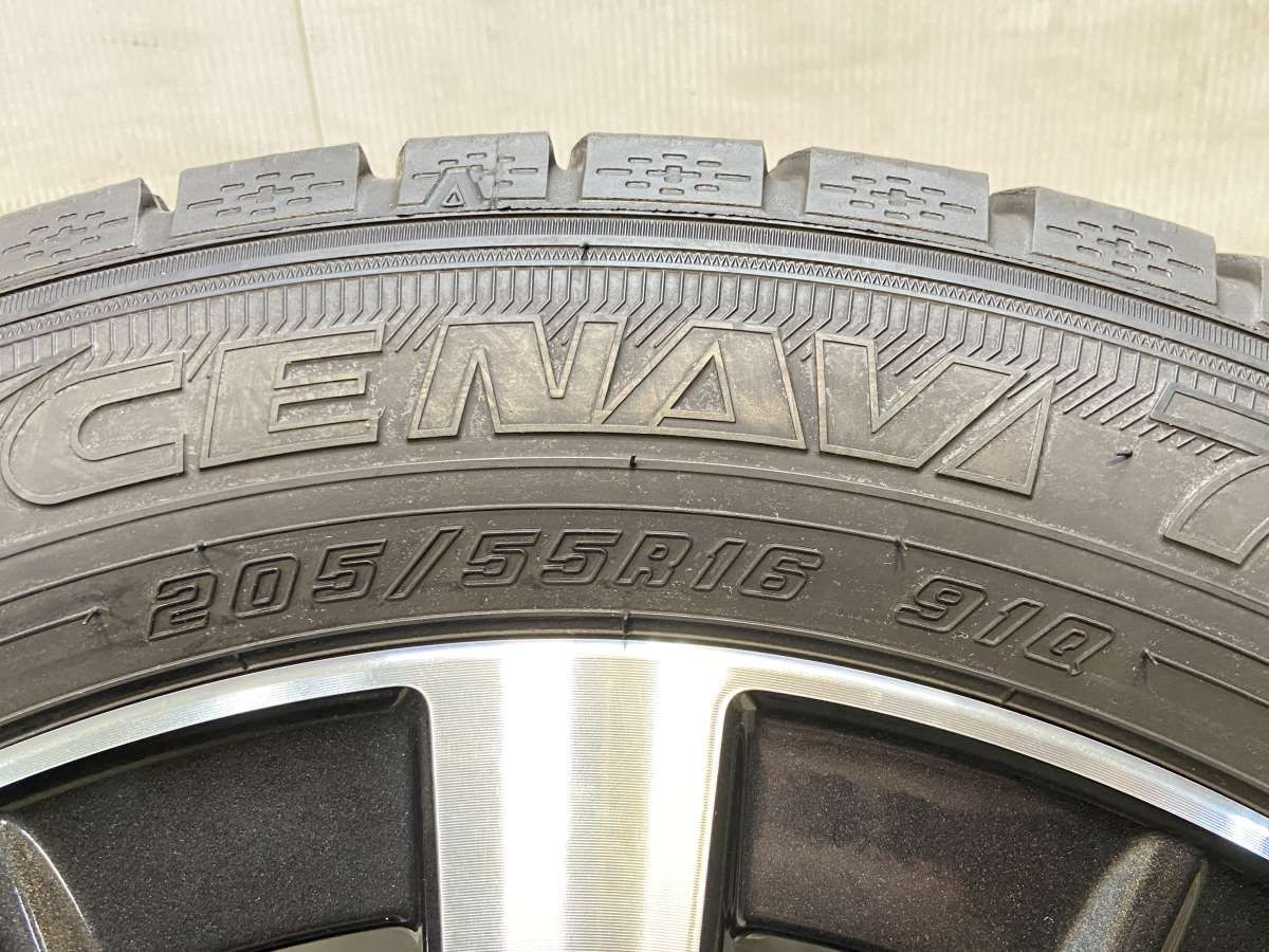  205 55 R 16 グッドイヤー アイスナビ 7 スバル x 6 5 100 5穴 タイヤ スタッドレスタイヤ ホイールセット 4本セット w タイヤ ホイールセット タイヤ ホイール