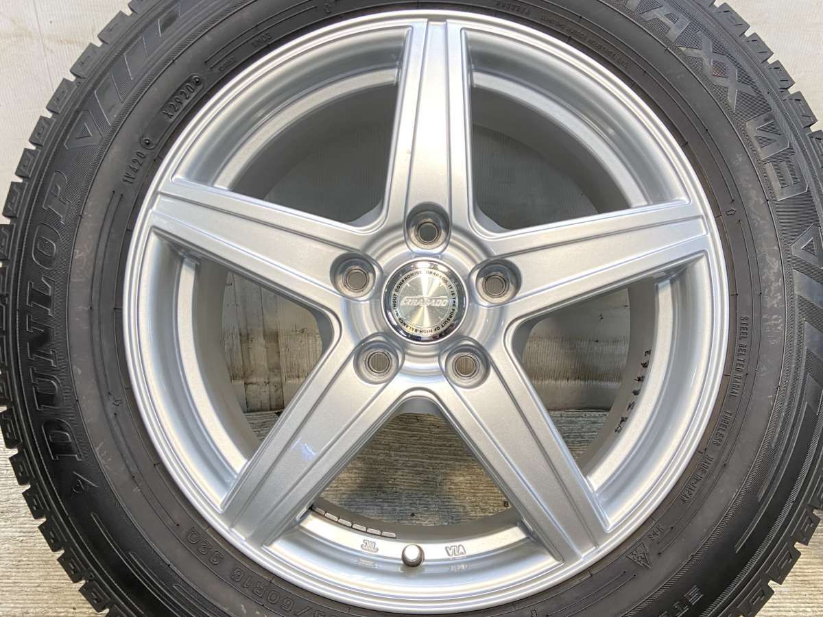  205 60 R 16 ダンロップ ウィンターマックス 03 GRABADO x 6 5 53 114 3 5穴 タイヤ スタッドレスタイヤ ホイールセット 4本セット w タイヤ ホイールセット タイヤ ホイール