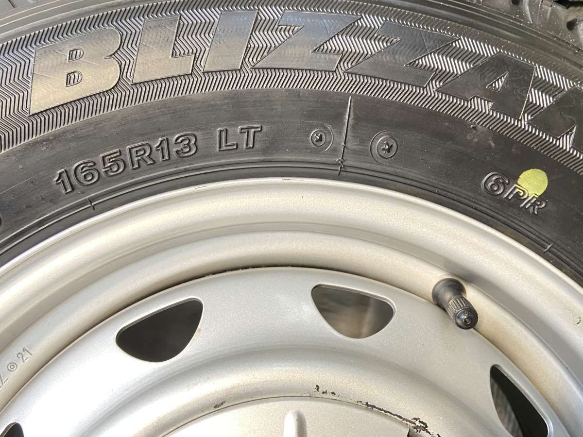  165 R 13 6 PR ブリヂストン ブリザック VL 1 JECT LZ x 5 0 100 110 114 3 4穴 タイヤ スタッドレスタイヤ ホイールセット 4本セット w タイヤ ホイールセット タイヤ ホイール