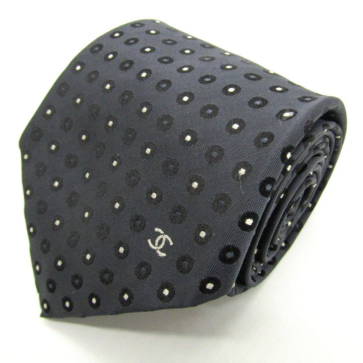 CHANEL シャネル　ネクタイ　ココマーク　花柄　ボタニカル　ジャガード　高級 CHANEL CHANEL シャネル ネクタイ ココマーク シャネル ネクタイ ココ