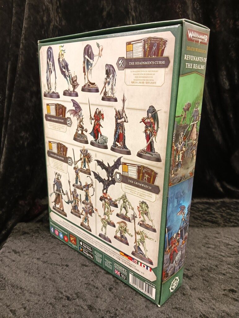 GAMESWORKSHOP WARHAMMER UNDERWORLDS SHADESPIRE DEATH WARBRANDS REVENANTS OF THE REALMS