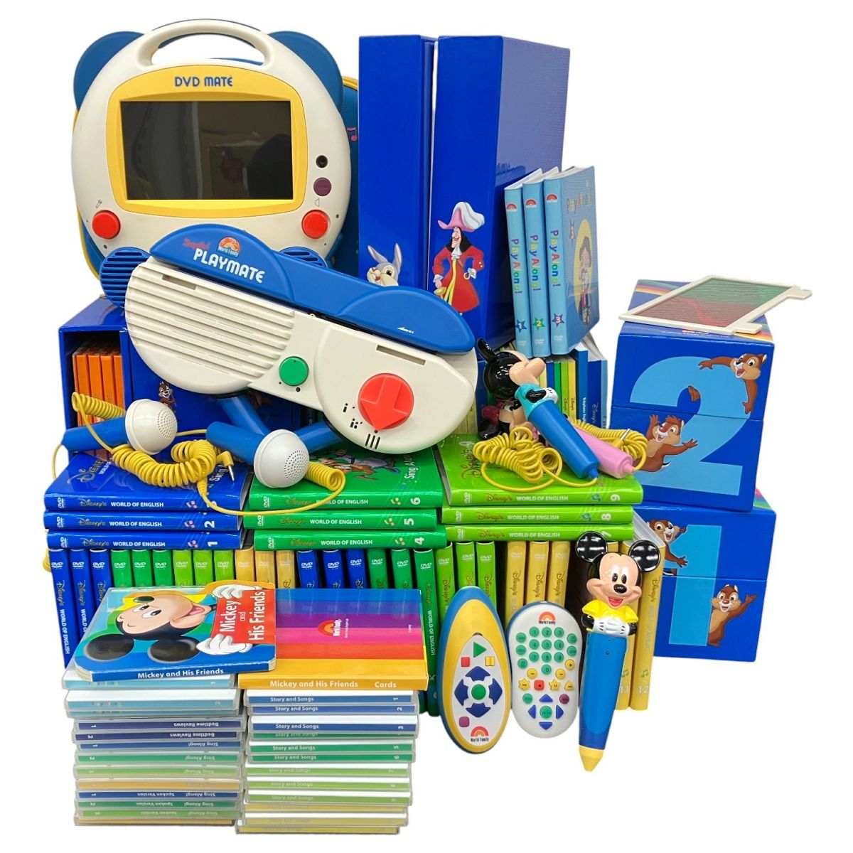 DWE ディズニー英語システム ワールドオブイングリッシュ 2014年頃 DVD版 英語 子供 教材 K10506058