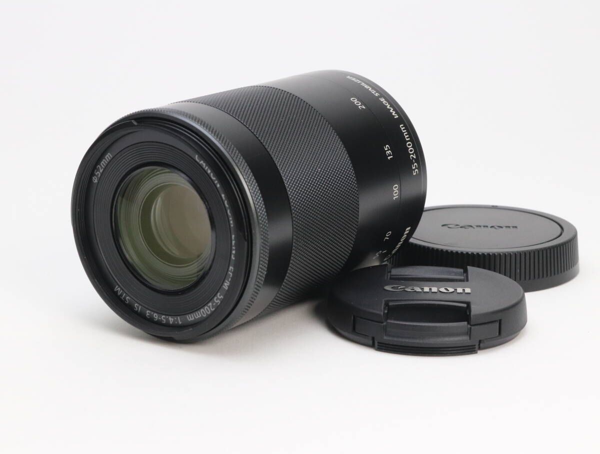 AA 上品 Canon キヤノン EF-M 55-200mm F4.5-6.3 IS STM 初期不良返品対応 111-29