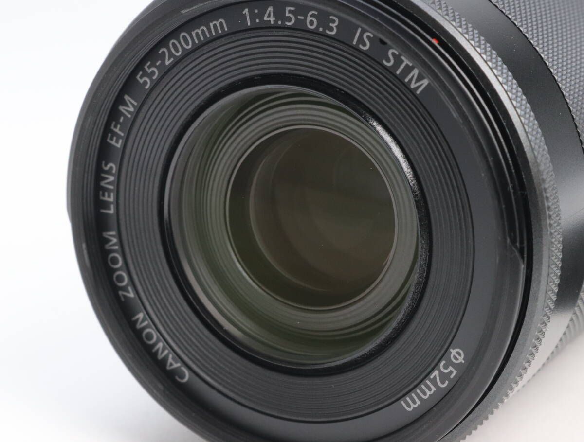  AA 上品 Canon キヤノン EF M 55 200 mm F 4 5 6 3 IS STM 初期不良 対応 111 29 レンズ(ズーム) カメラ