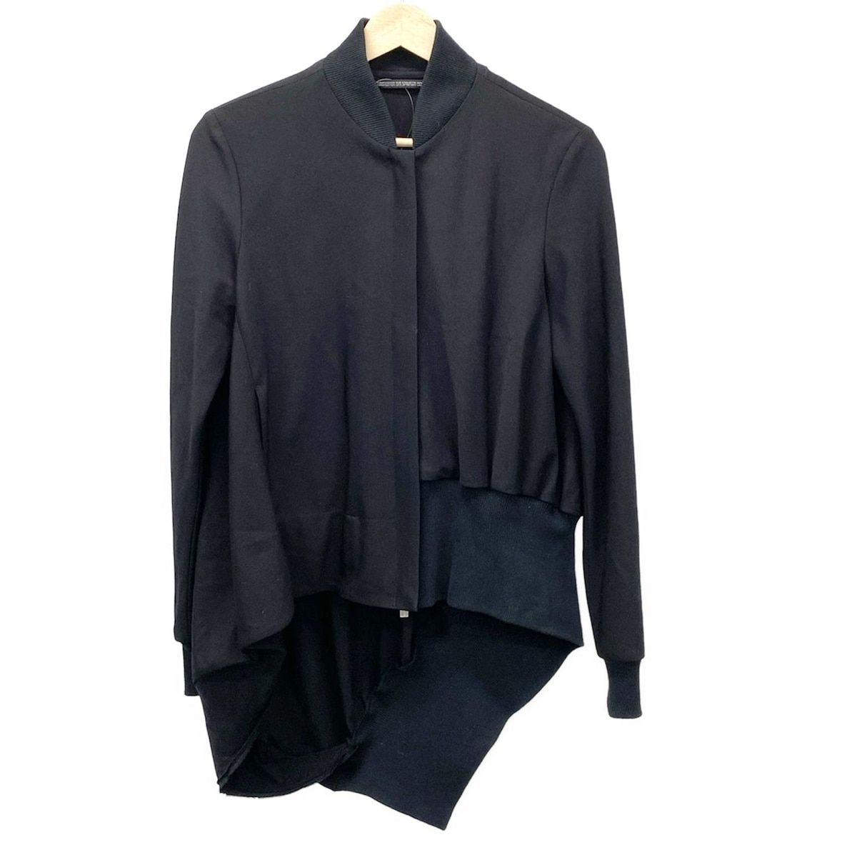 yohjiyamamoto ヨウジヤマモト ブルゾン サイズ2 M レディース - 黒 長袖|変形デザイン|春|秋