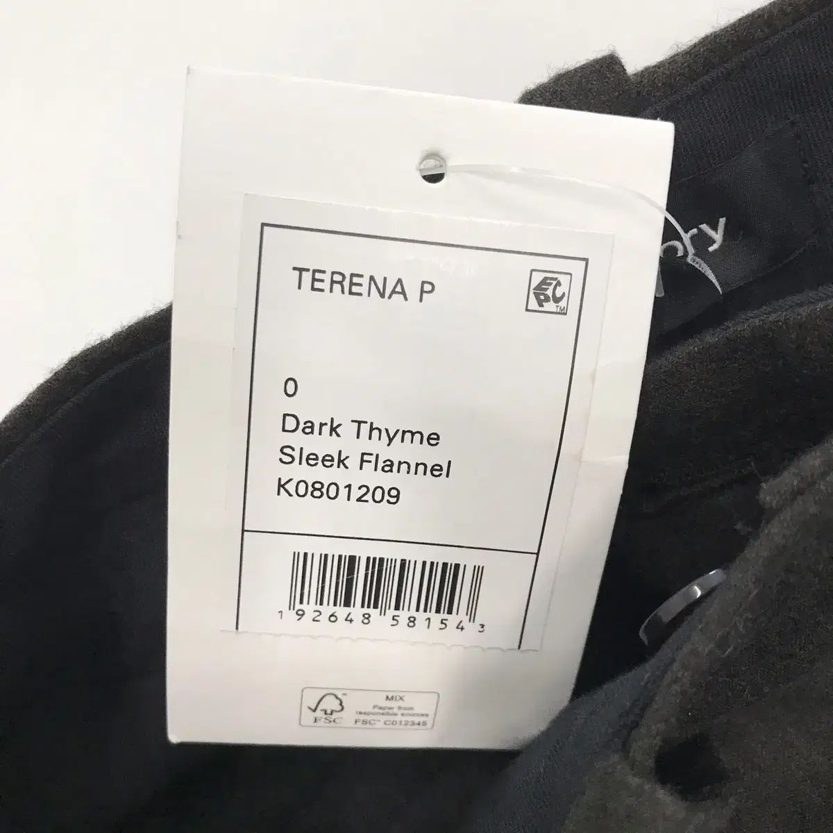 セオリー Theory テレナ ブーツカット ウールパンツ タグ価格62万円 0サイズ DECORATOM_COM_BR