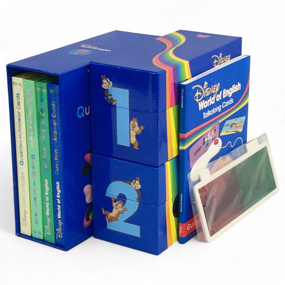 ワールドファミリー DWE ディズニー ワールドオブイングリッシュ トークアロング Q-Aカード 2019年頃 N10546044