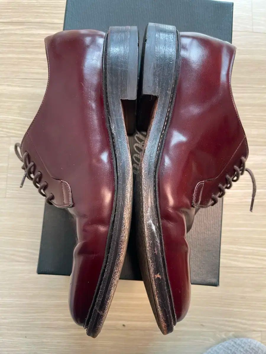 ダービーシューズ バーガンディ