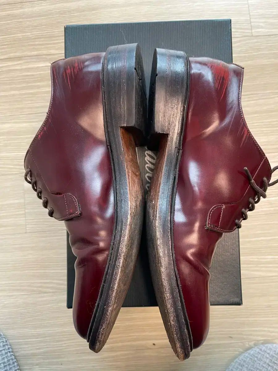 ダービーシューズ バーガンディ