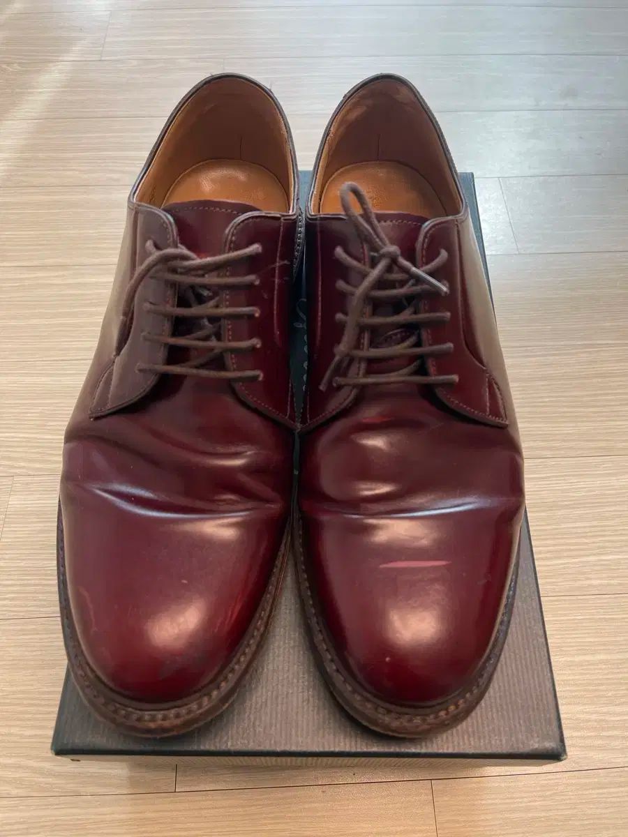 G H BASS ダービーシューズ バーガンディ 270