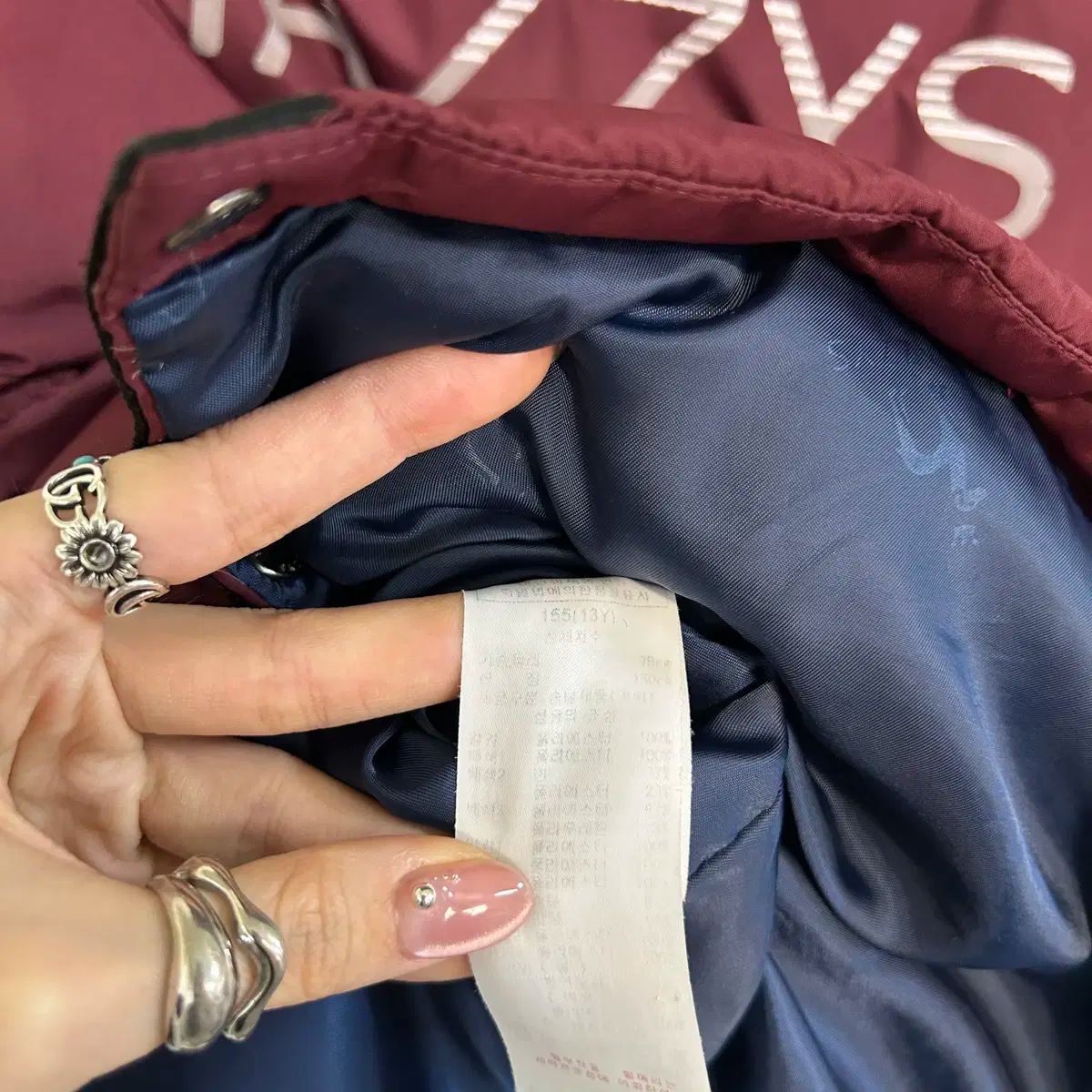 ガチョウファー ロングダウンジャケット