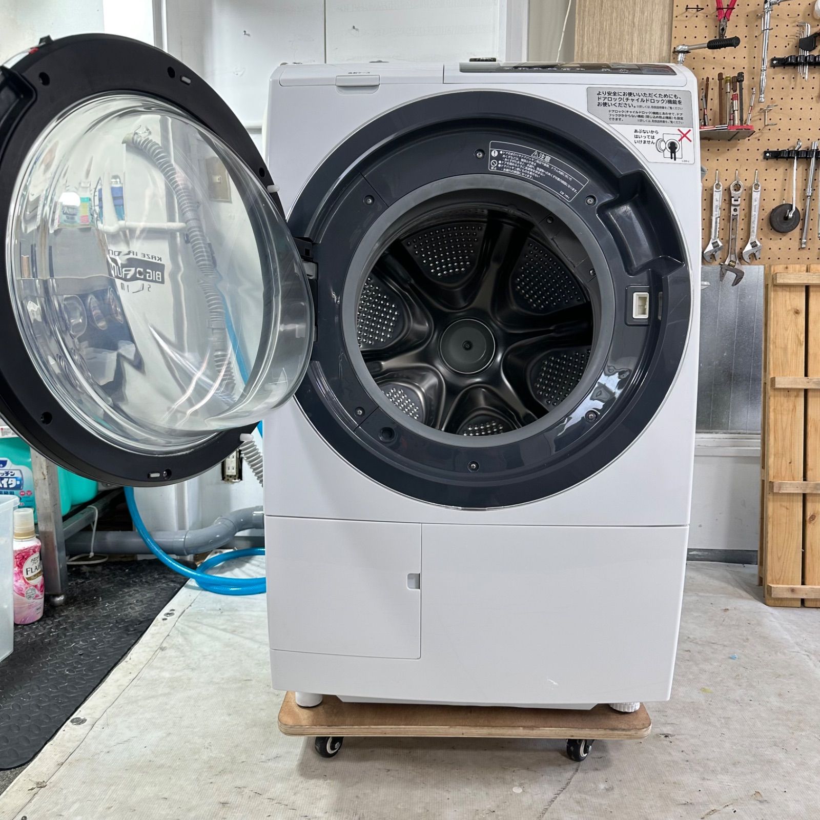 HITACHI BD-SG100BL 2018年製 完全分解洗浄済み ドラム式洗濯機