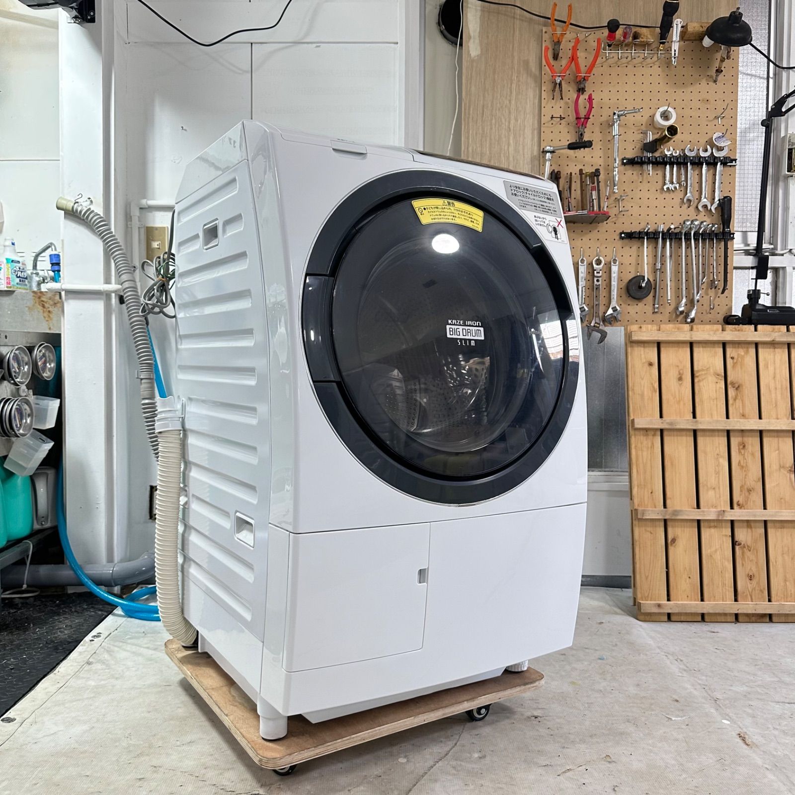 HITACHI BD-SG100BL 2018 完全分解洗浄済み　ドラム式洗濯機 HITACHI BD-SG100BL 2018年製 完全分解洗浄済み ドラム式洗濯機