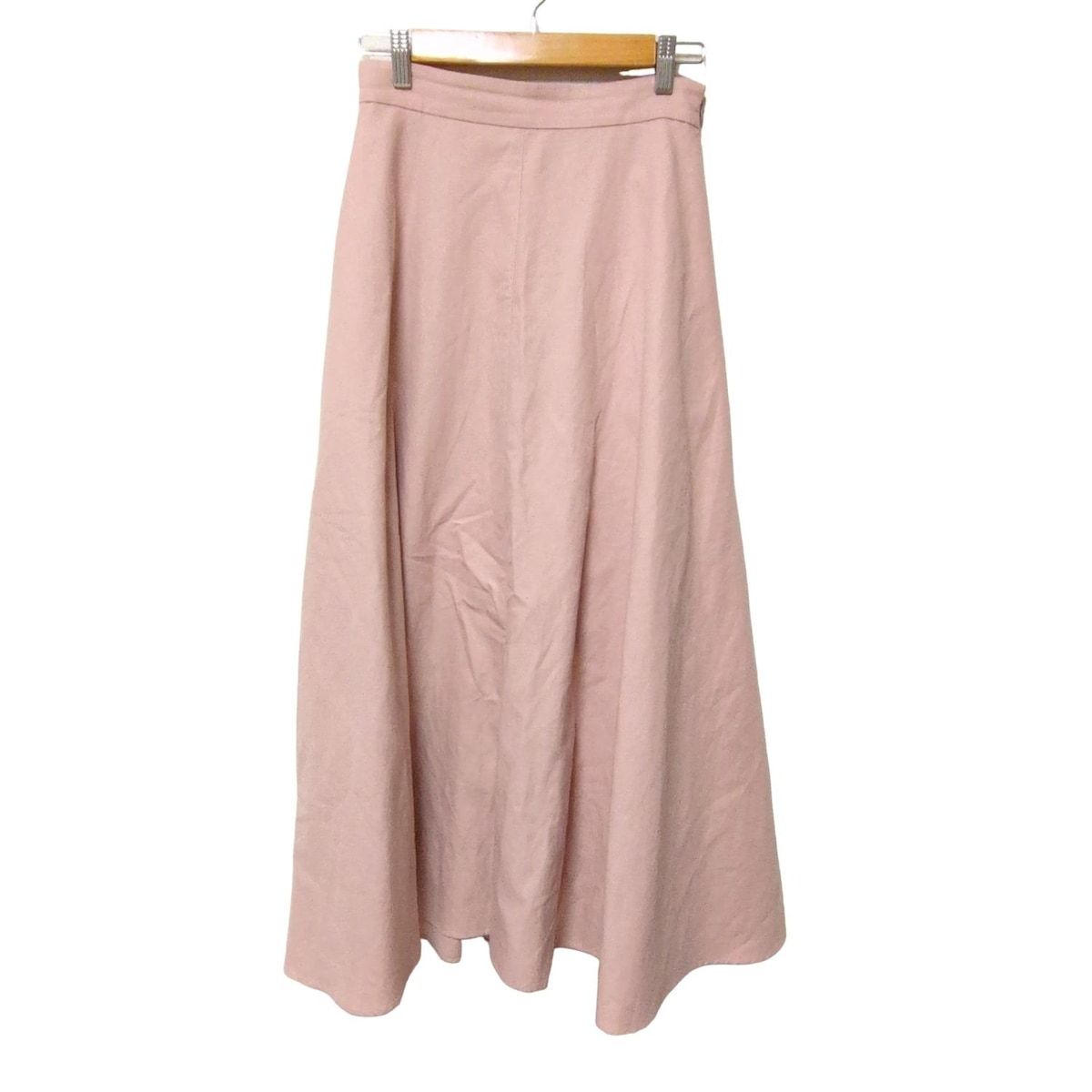 ebure エブール ロングスカート サイズ36 S レディース - ピンクベージュ マキシ丈|麻混