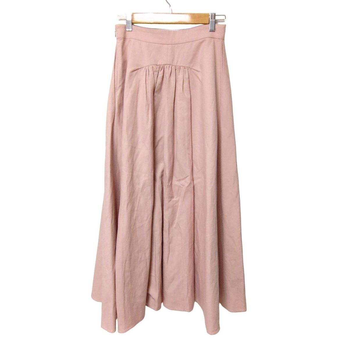 ebure エブール ロングスカート サイズ36 S レディース - ピンクベージュ マキシ丈|麻混