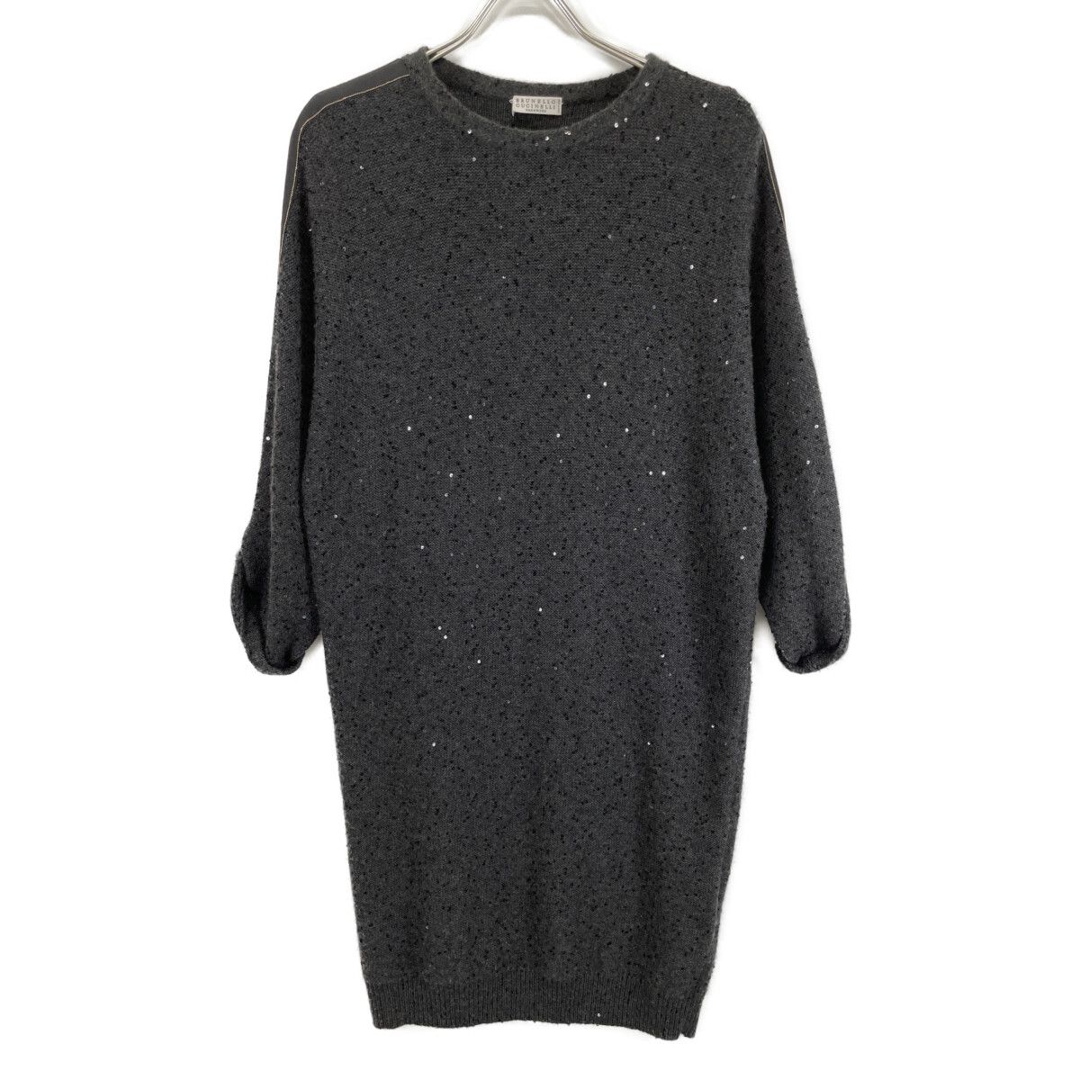 ブルネロクチネリ BRUNELLO CUCINELLI カシミヤ スパンコール BRUNELLO