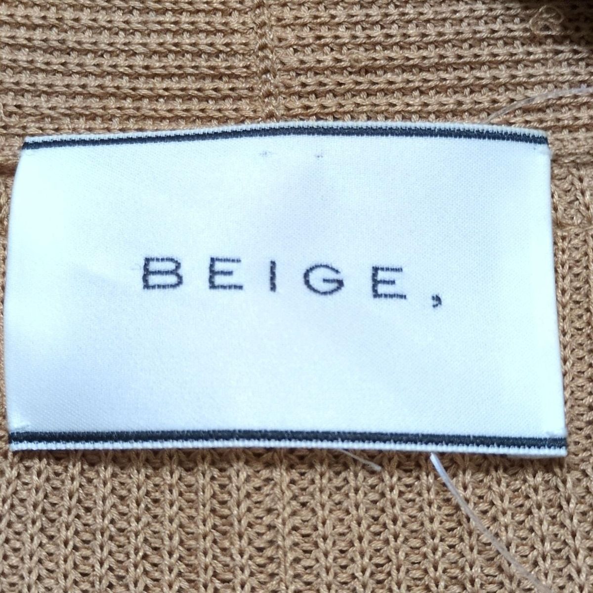 新品タグ付✨ベイジ カーディガン シルク フォックス ベージュ 4/XL 新品タグ付✨ベイジ カーディガン シルク フォックス ベージュ 4/XL