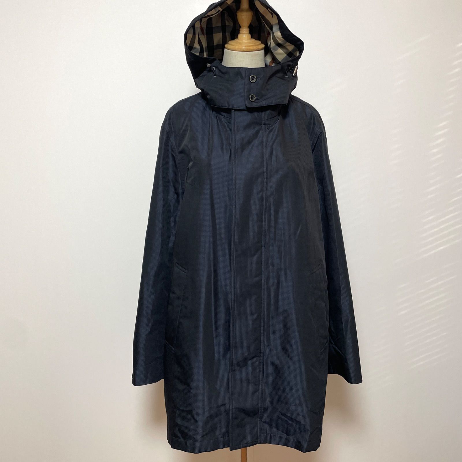 DAKS ダックス ダウン コート ダークネイビー L