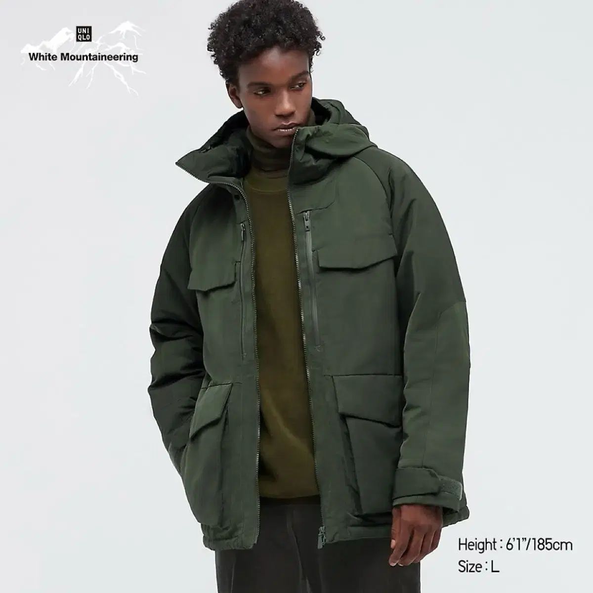 UNIQLO White Mountaineering ハイブリッド ダウン オーバーサイズ 