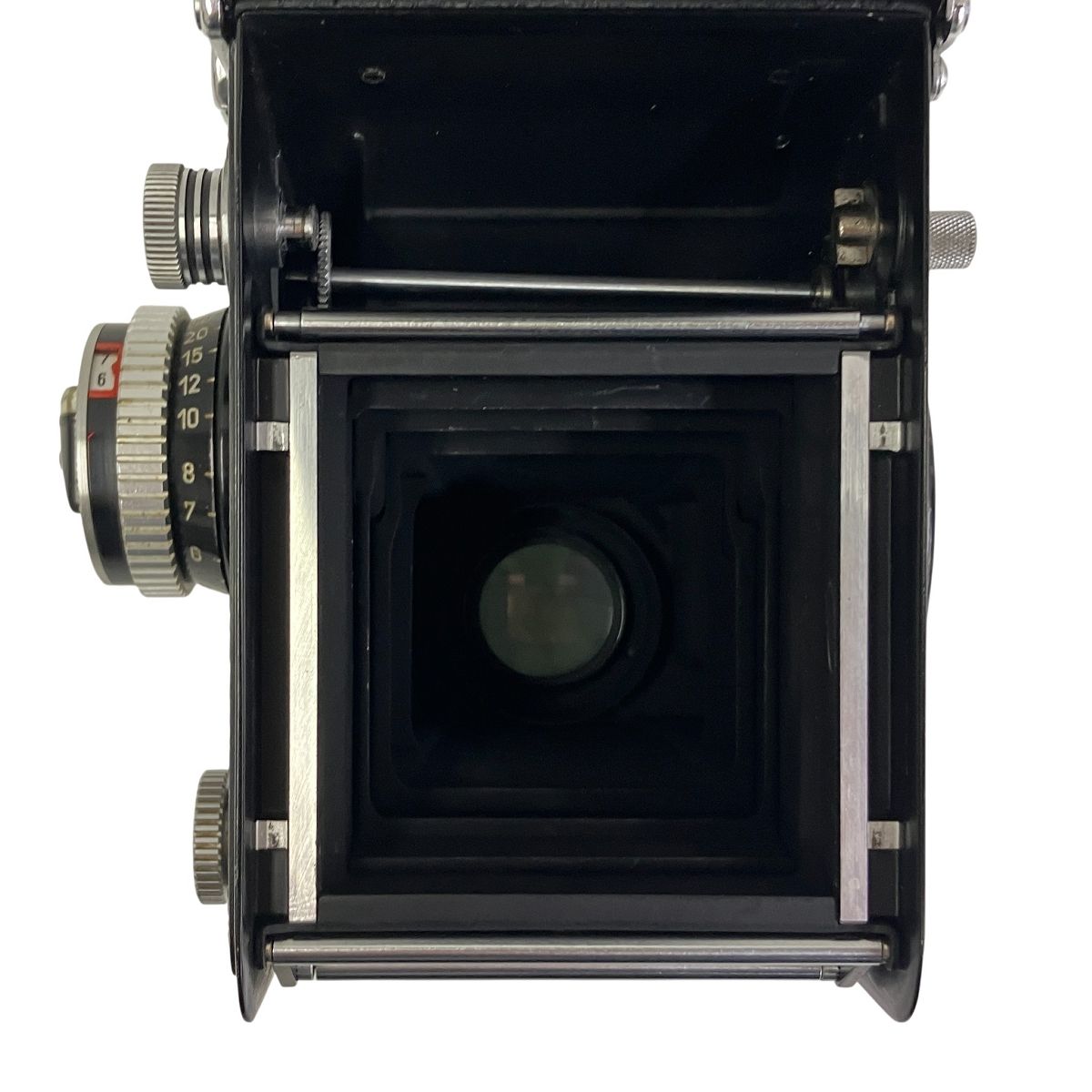 YASHICA Mat-124G 80mm F3.5 革ケース 二眼レフ 動作 二眼レフは