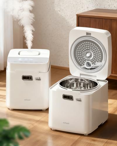 Mifasol 加湿器 スチーム式 加熱式 3.3L 大容量. 加湿量 800ml h 22 100℃高温除菌 ミスト3段階 恒湿 切タイマー付き お手入れ簡単 静音 空焚き防止 寝室 子供部屋 事務所 居間 リビング オフィス 9a52c2b5