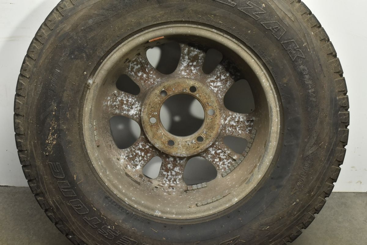  大 社外 ホイール 16 in 8 5 J PCD 139 7 ブリヂストン ブリザック DM V 1 265 70 R ランドクルーザープラド ハイラックス サーフ 16インチ タイヤ ホイールセット